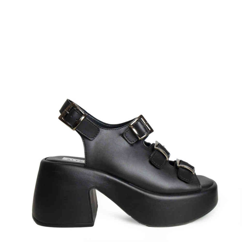 Altercore - Siena Vegan Sandales à plateforme - Noir Product image